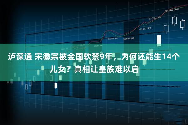 泸深通 宋徽宗被金国软禁9年，为何还能生14个儿女？真相让皇族难以启